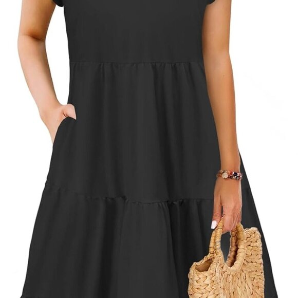 Summer Dresses for Women 2025 Elegant Classy Casual Plus Size Spring Midi Fashio - Picture 1 of 7